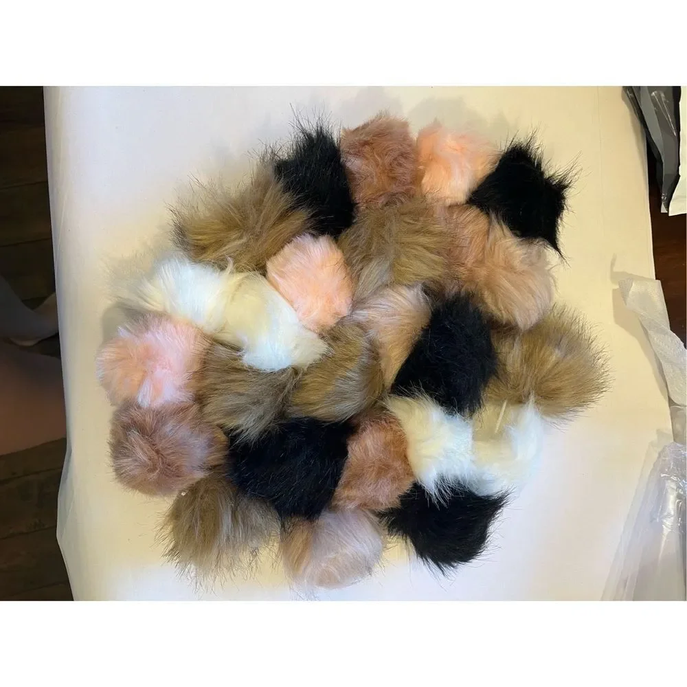 Betsey Johnson Multicolor Faux Fur Scarf - Picture 3 of 4